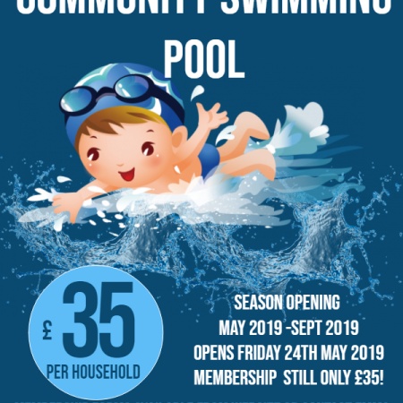 Pool opening - Friday 24th May 2019