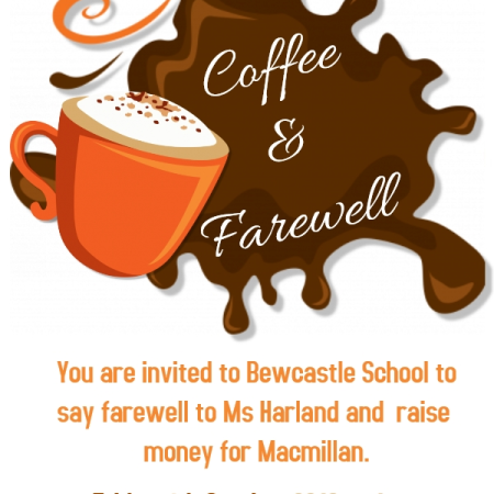 Ms Harland's farewell coffee afternoon 